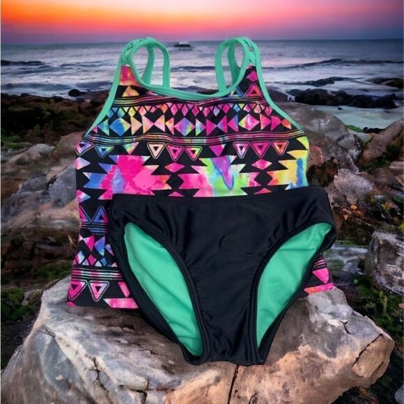 Circo l 2-piece l Girls Bathing Suit, 
Tank-ini l Small l EUC - Picture 4 of 7